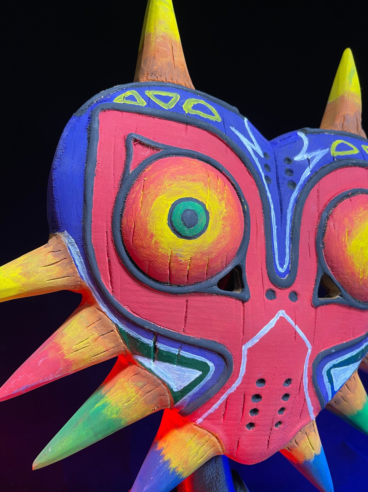Wooden Majorae Mask